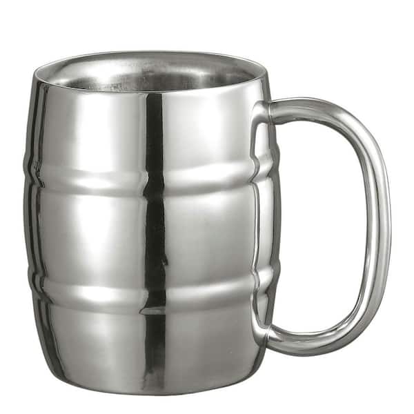 12 OZ Reusable Aluminum Beer Mug Cups - JR289-2 - IdeaStage