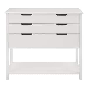 Craft White Storage Console