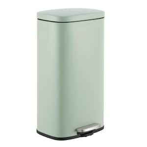 Oscar Round Step-Open Trash Cans - Black / Silver - Iron - Set of 2 by  JONATHAN Y - Fy