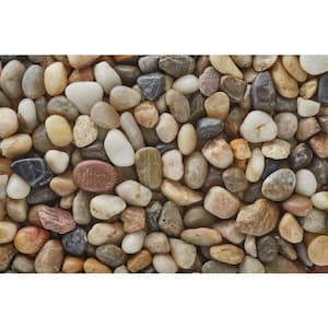 3/8 in. Polished Mixed Gravel (20 lbs. Bag)