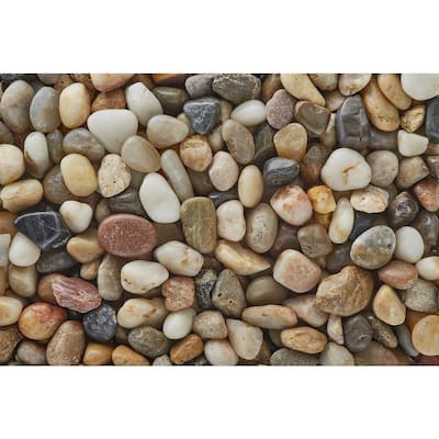 5.7lb River Rock Stones Pebbles - Natural Decorative Polished Mixed Pebbles  Gravel, Small Decorative Polished Gravel，for Plant Aquariums, Landscaping