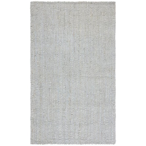 SAFAVIEH Natural Fiber Gray 2 ft. x 5 ft. Woven Cross Stitch Area Rug