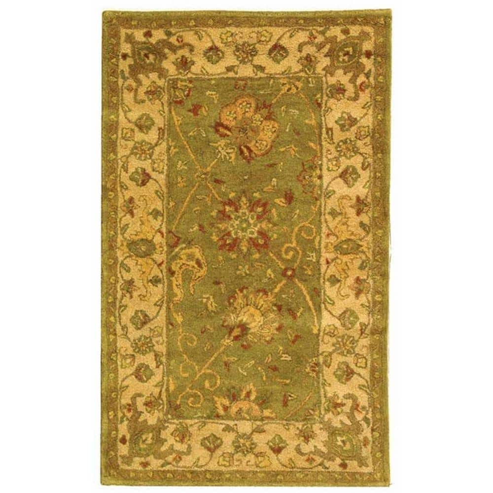 Antiquity Sage Doormat 3 ft. x 5 ft. Border Area Rug price history on PriceWatchPro