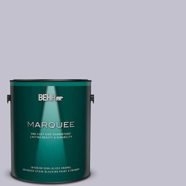 BEHR MARQUEE 1 gal. #MQ5-40 Satire One-Coat Hide Semi-Gloss Enamel Interior Paint & Primer