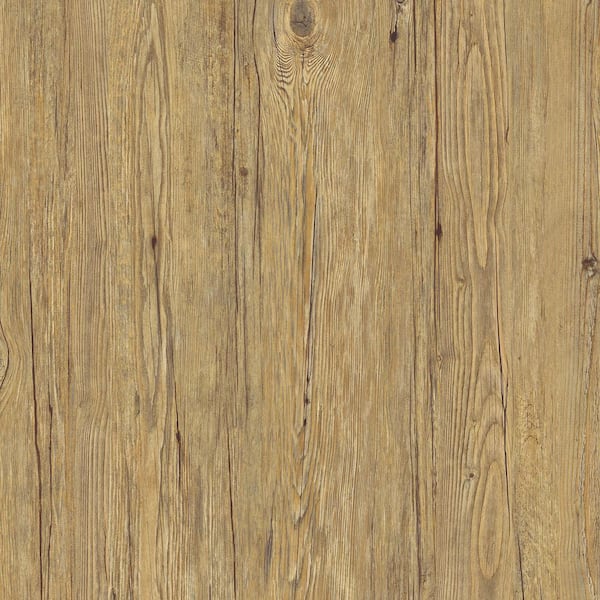 TrafficMaster Country Pine 4 MIL x 6 in. W x 36 in. L Grip Strip Water Resistant Luxury Vinyl Plank Flooring (24 sqft/case)