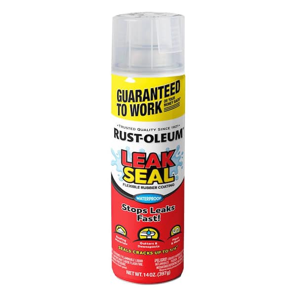 Rust-Oleum Stops Rust 15 oz. LeakSeal Clear Flexible Rubber Coating Spray Paint (6-Pack)