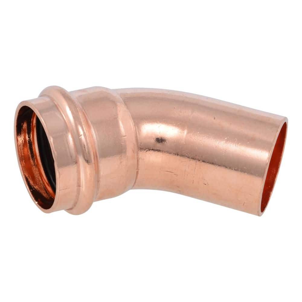 1-1/4 in. Copper Press Fitting 45° Street Elbow (4-Pack) price history on PriceWatchPro