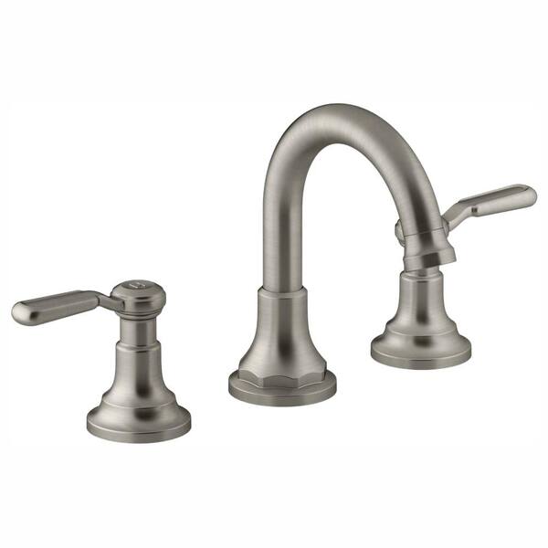 thumbnail image 2 of Kohler Sundae 8-Inch Widespread 2-Handle Bathroom Faucet In Vibrant Brushed Nickel (K-R28797-4D) | Wall Mount, Mid Arc 2 of 5