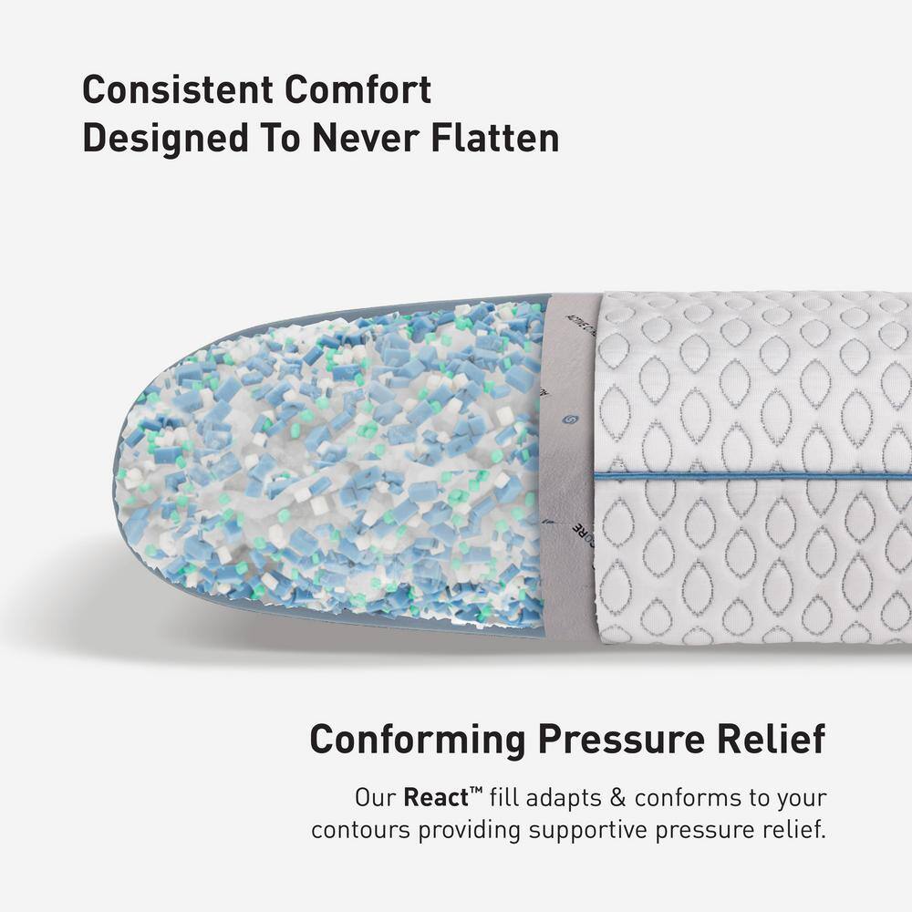 Standard White Memory Foam Cooling Performance Pillow