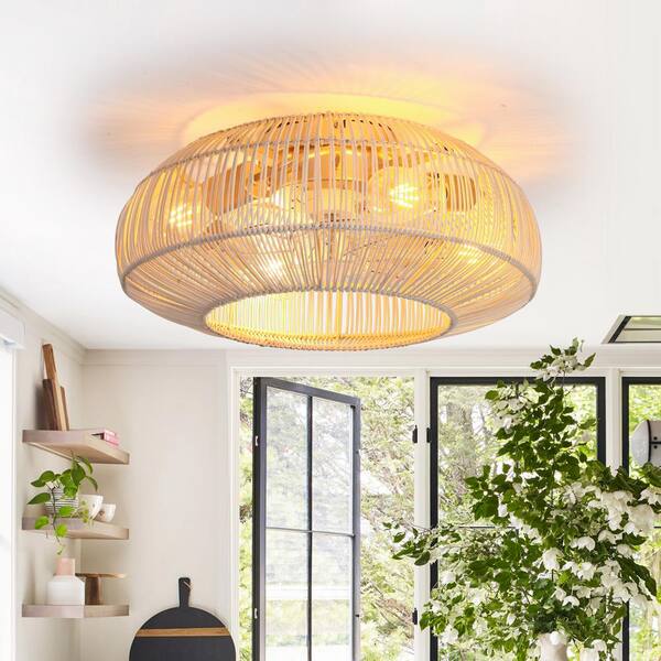 Have a question about IHOMEadore 19.7 in. Indoor Brown Woven Rattan ...
