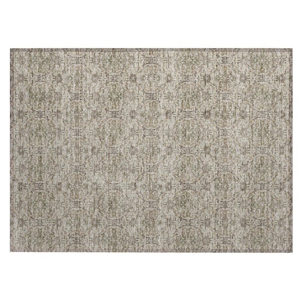 Chantille Machine Washable Indoor/Outdoor Abstract ACN2917 Beige 2 ft. x 3 ft. Accent Rug