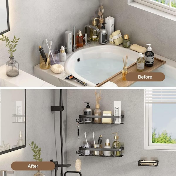 Soap Holder Soap Dish for Shower Suction Cup Wall Mounted NO-Drilling Self  Draining Removable Waterproof Strong Vacuum Suction Bar Soap Sponge Holder  for Shower Bathroom Bathtub Kitchen Sink 