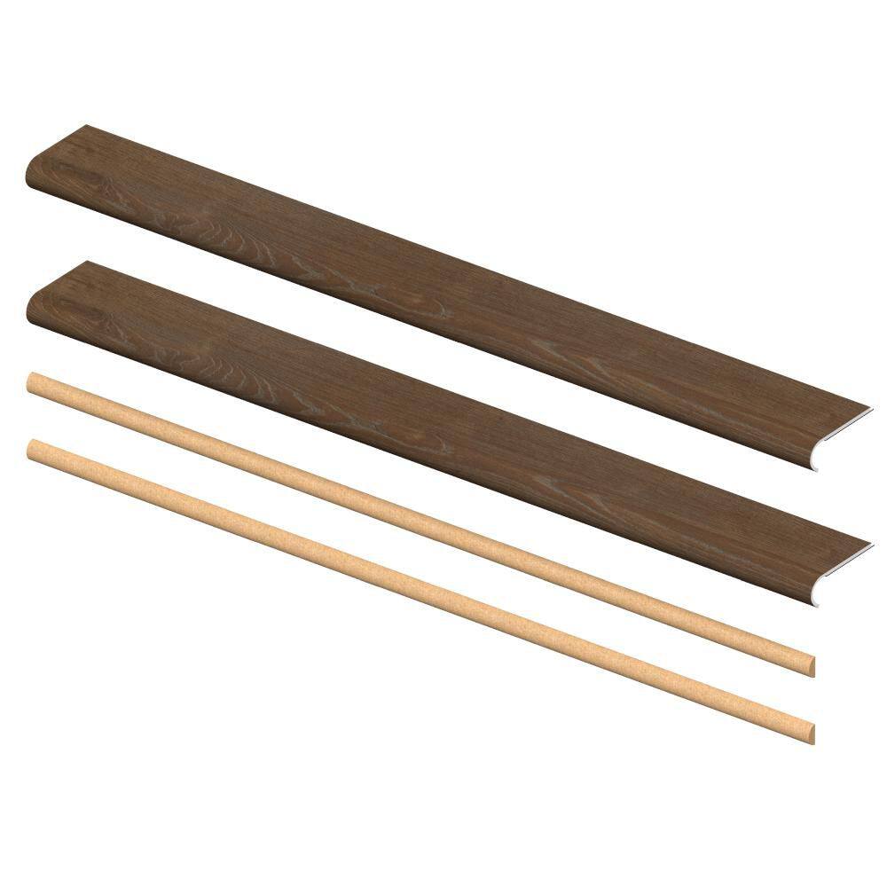 Tennessee Whiskey 8mm x 46in x 5in Exact Match Round Nose Open Stair Return/Landing Kit (2-Pack) price history on PriceWatchPro