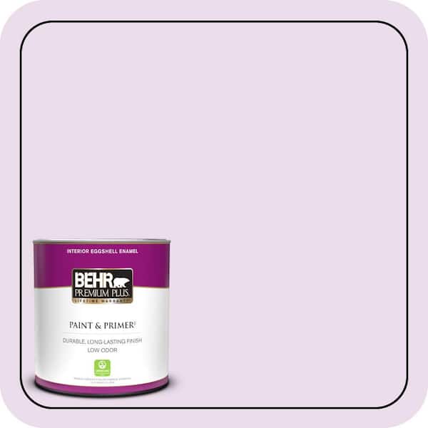 BEHR PREMIUM PLUS 1 qt. #P100-1 Sprinkle Eggshell Enamel Low Odor Interior Paint & Primer