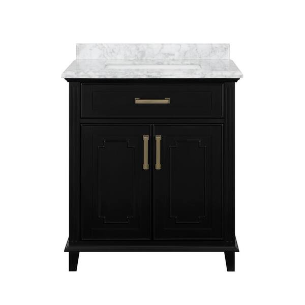 Photo 1 of Bonica 30 in. W x 22 in. D x 34.50 in. H Bath Vanity in Espresso