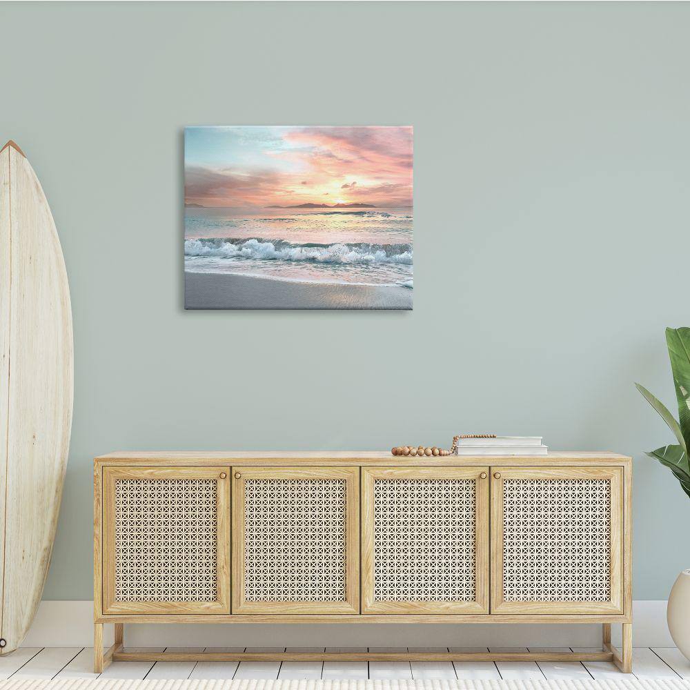 Sunrise Beach Coastal Landscape Canvas Print, 40 x 30