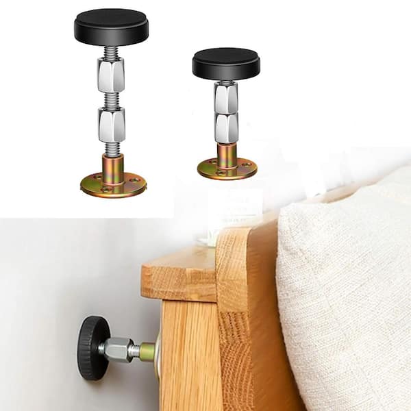 Angel Sar 30-90mm Adjustable Threaded Bed Frame Anti-Shake Tool, Bedside Headboards Prevent loosening Anti-Shake Fixer (2-Pack)