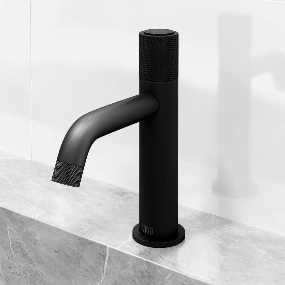 Apollo 7.5'' High-Arc Matte Black Nickel Bathroom Faucet