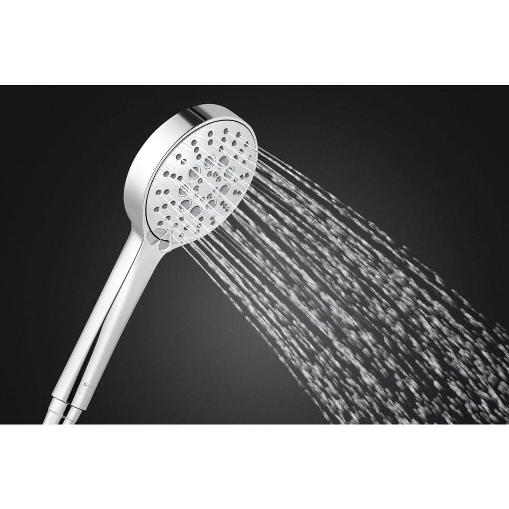Chrome 6-Spray Handheld Showerhead with Pause Feature