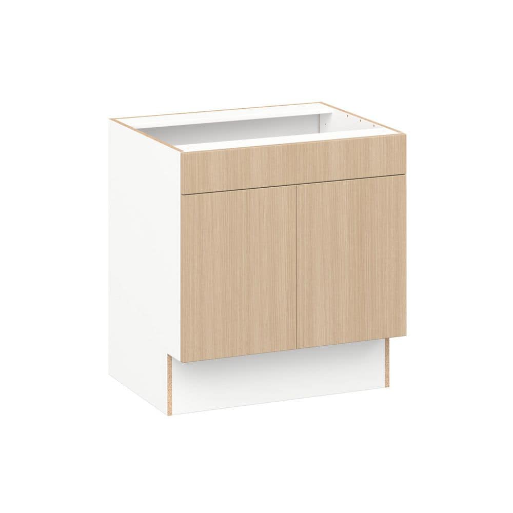 Timberline 30 in. W x 24.5 in. D x 32.5 in. H Assembled Shaker Accessible ADA Sink Base Kitchen Cabinet in Mojavi Oak price history on PriceWatchPro