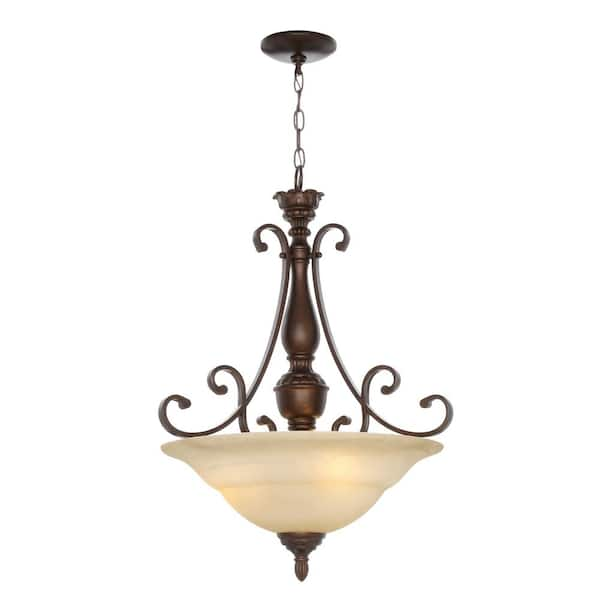 Hampton hot Bay Carina 5-Light Chandelier Aged Bronze Finish