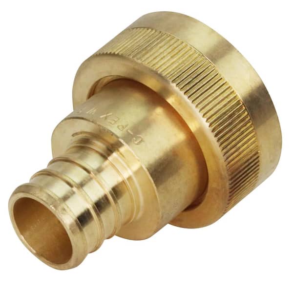 Apollo 3/4 in. Brass PEX-B Barb x 1 in. NPSM Manabloc Adapter APXMBA - The  Home Depot