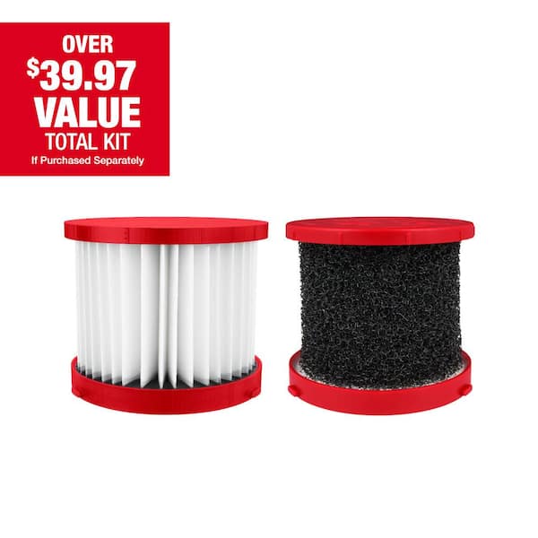 Milwaukee wet dry vac filter sale