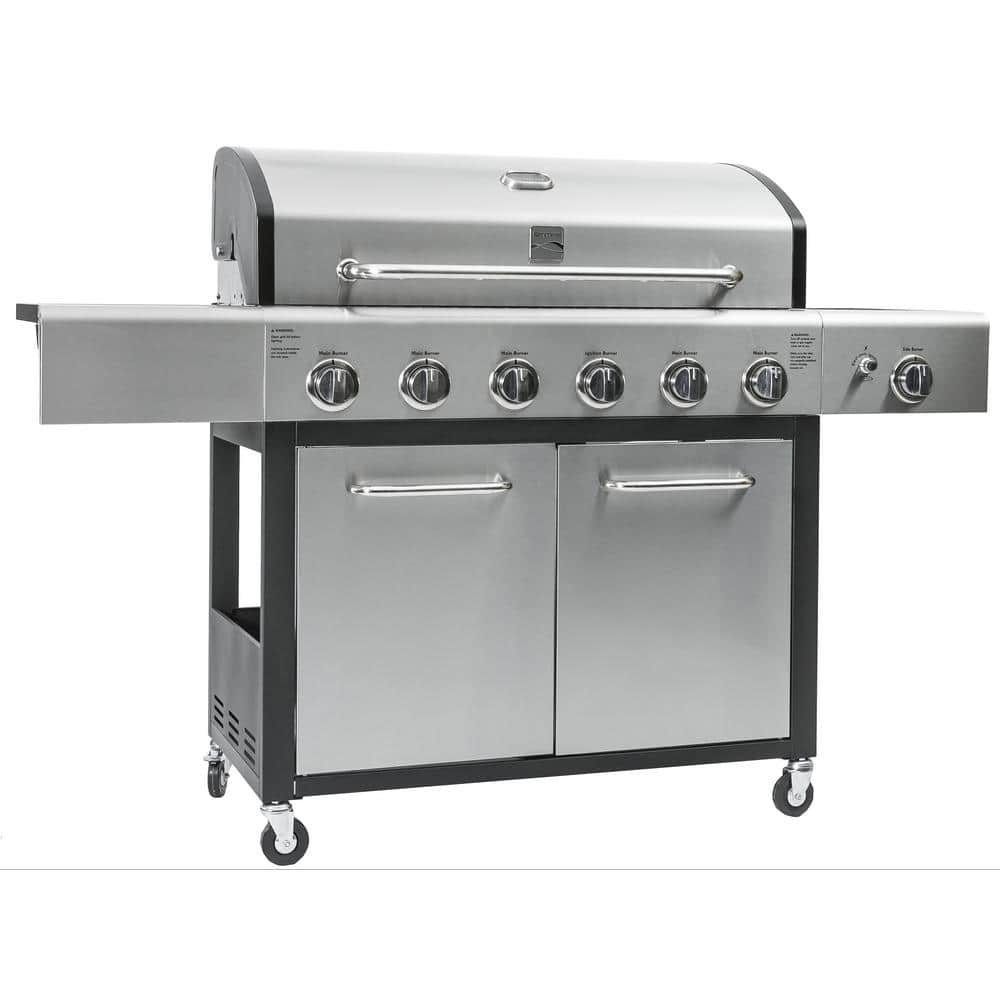 Kenmore XL Stainless Steel Propane Gas Grill with Side Burner