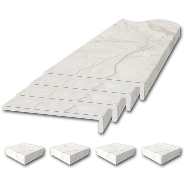 FlexStone Window Sill Trim Kit in Botticino Cream