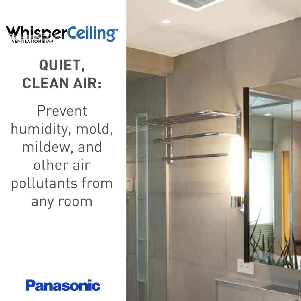 WhisperCeiling 290 CFM White Ceiling Mounted Ventilation Fan