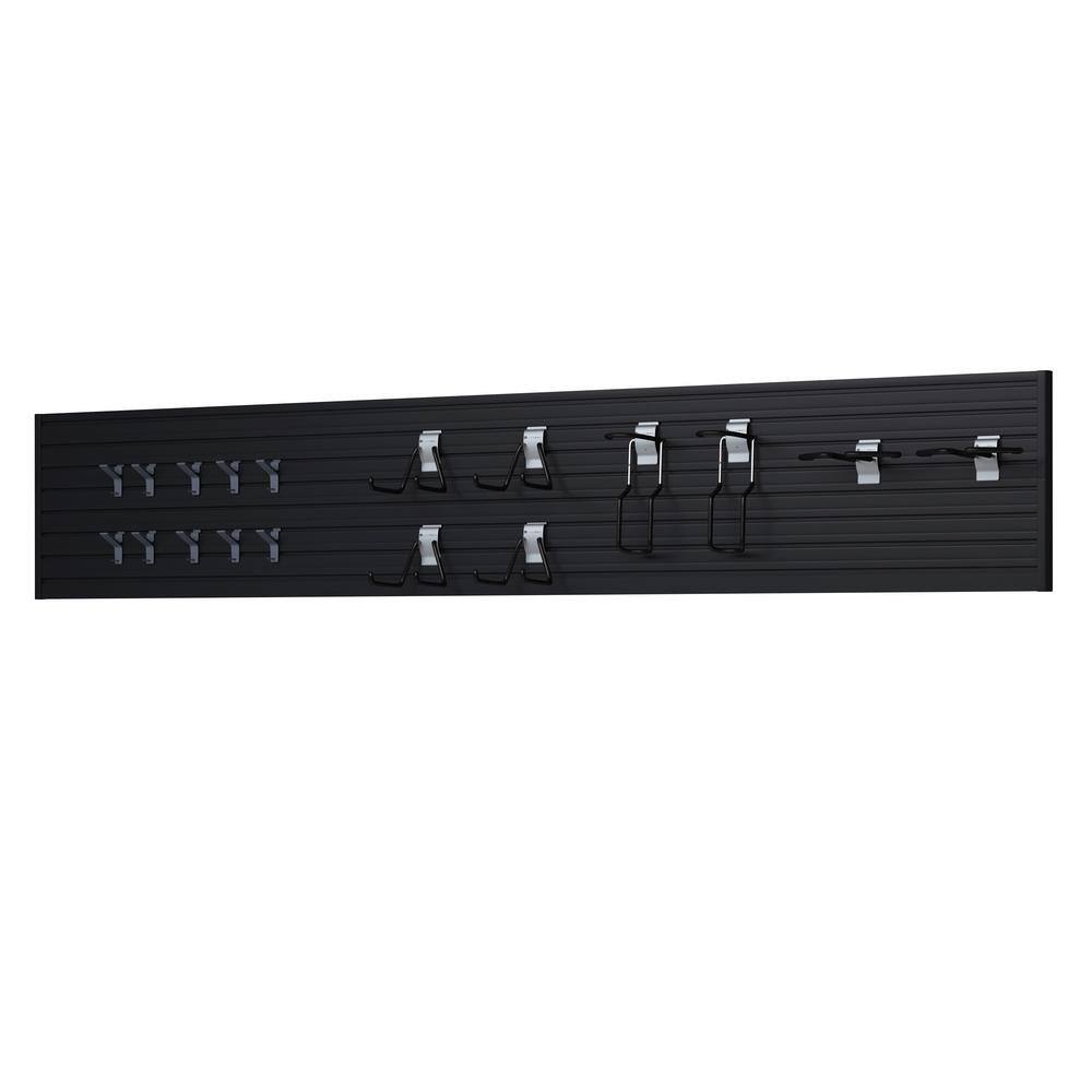 Black Modular Sports Wall Storage Panel Set (17-Piece) price history on PriceWatchPro