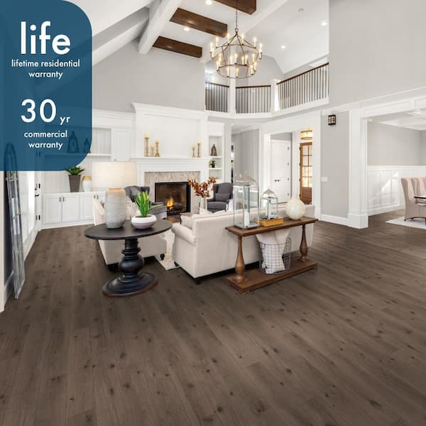 Lifeproof Calhoun Mill Oak Waterproof Hybrid Resilient Flooring