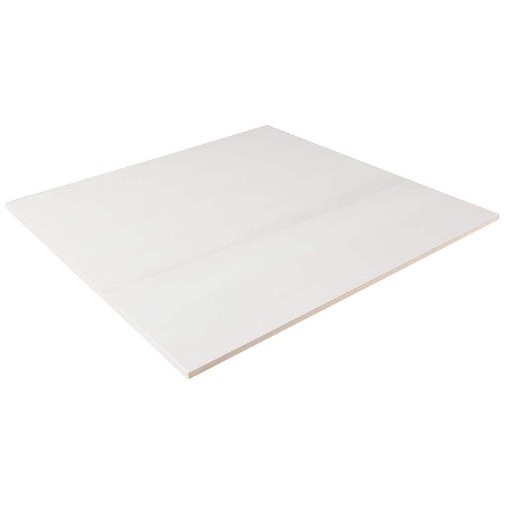 Terius Dolomite Warm White Polished Marble Look Porcelain Tile