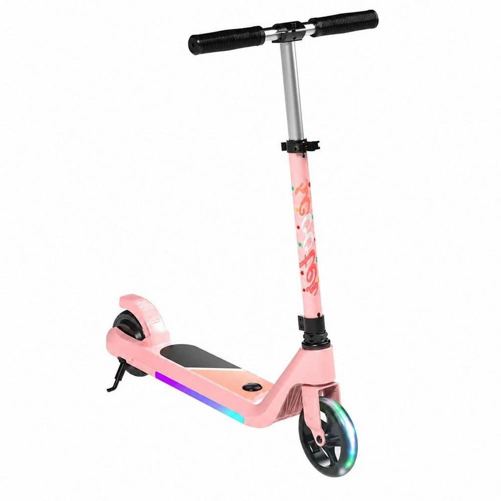 Wudkey 2-Wheel Electric Scooter for Kids Age 6-10 with Flash
