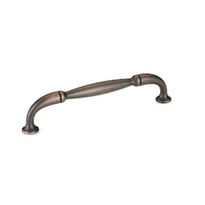 Hudson Collection 5 1/16 in. (128 mm) Brushed Oil-Rubbed Bronze Traditional Curved Cabinet Bar Pull