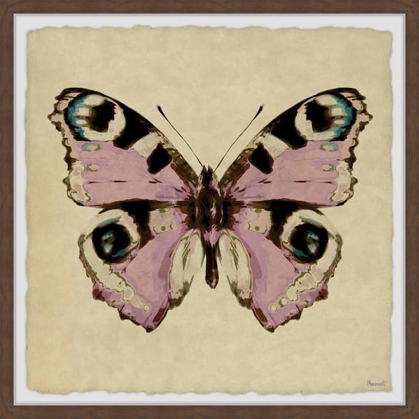 Unbranded "Pink and Black Spotted" by Marmont Hill Framed Animal Art Print 32 in. x 32 in.