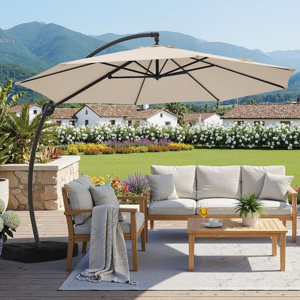 canvas miramar offset patio umbrella 11' Twist Market Umbrella, Coal The Classic Round Affordable Patio Umbrella is a top seller and sells a lot every year CANVAS Miramar Offset Patio Umbrella