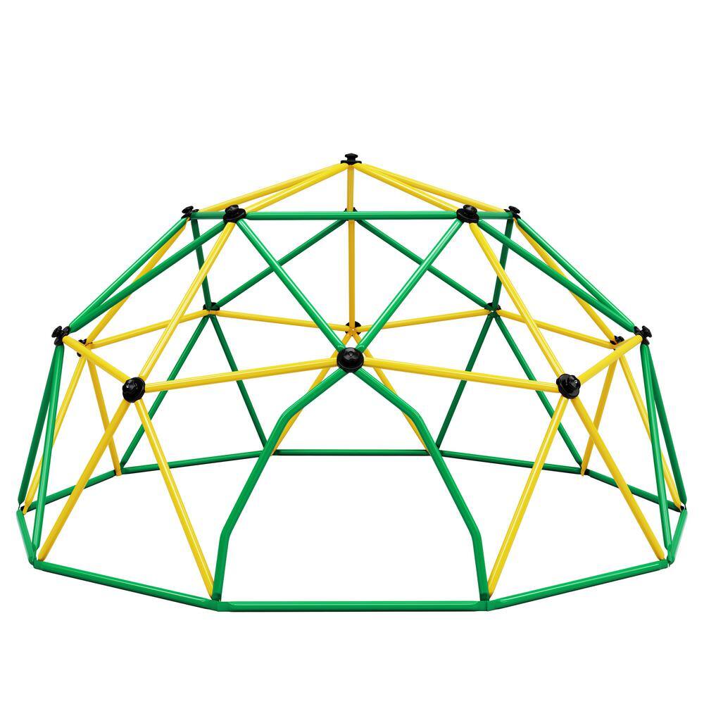 12 ft. Light Green Indoor/Outdoor Kids Climbing Dome Tower, Jungle Gym Play