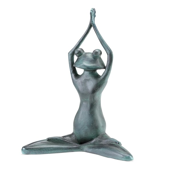 Unbranded Stretching Yoga Frog Garden Statue