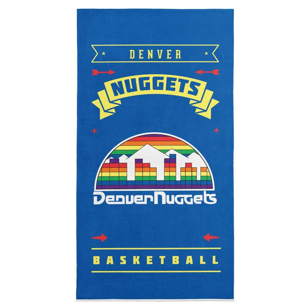 Denver Nuggets Blue Cotton Polyester Beach Towel 30x60 Inches