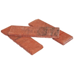 8 in. x 2.25 in. x 0.44 in. Concrete Americana Classic Red Thin Brick Veneer