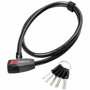 Panther, 3.9 ft. Keyed Cable Bike Lock, Braided Steel Cable