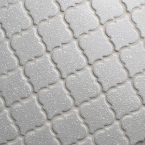 Hudson Tangier Crystalline Grey 12-3/8 in. x 12-1/2 in. Porcelain Mosaic Tile (11.0 sq. ft./Case)