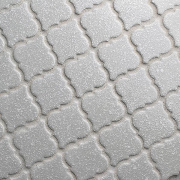 Hudson Tangier Crystalline Grey 12 in. x 12 in. Porcelain Floor and Wall Mosaic Tile (11.0 sq. ft./Case)