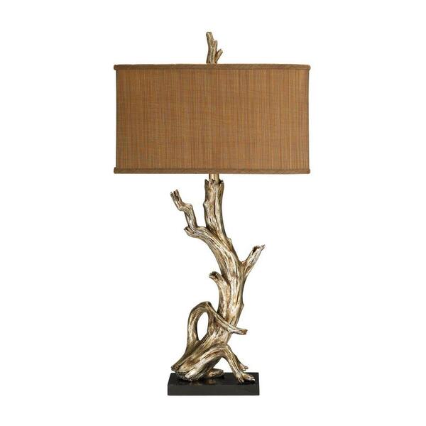 Titan Lighting 35 in. Gold Driftwood Table Lamp