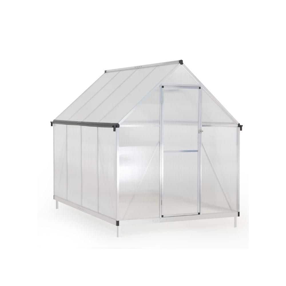 6 ft. x 8 ft. Outdoor Walk-in Greenhouse Heavy-Duty Aluminum Hot House for Backyard Garden price history on PriceWatchPro