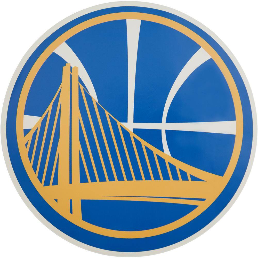 Applied Icon Nba Golden State Warriors Outdoor Logo Graphic Large Nbop1003 The Home Depot