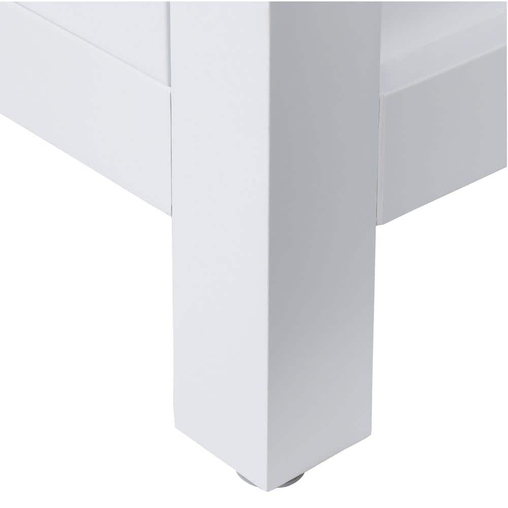 Sheffield 72" White Marble Top Double Vanity