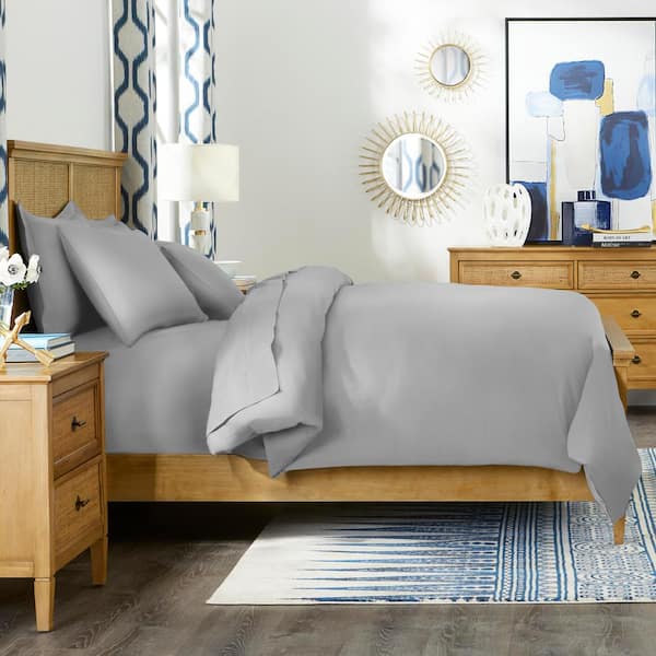 100/% EGYPTIAN COTTON 500 THREAD COUNT FLAT FITTED SHEETS OR DUVET OR 4 PC GREY