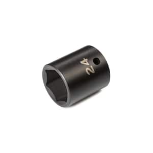 1/2 in. Drive x 24 mm 6-Point Impact Socket
